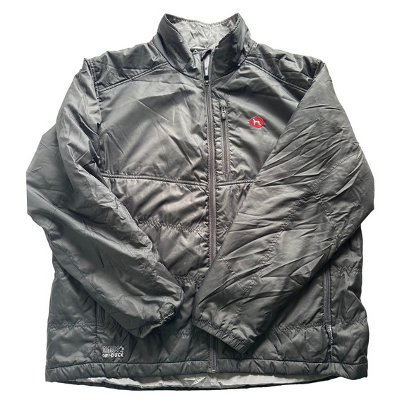 Dri Duck Other - Dri Duck DDX Thinsulate Jacket Men's XL Black Dog Logo Puffer Full Zip Workwear